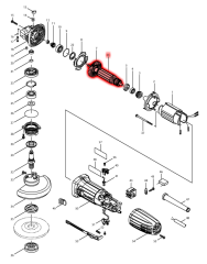 Makita GA 4530 Endüvi / Kollektör  (517649-4)