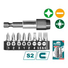 Total 9 Parça Bits Uç Seti - TACSD3091